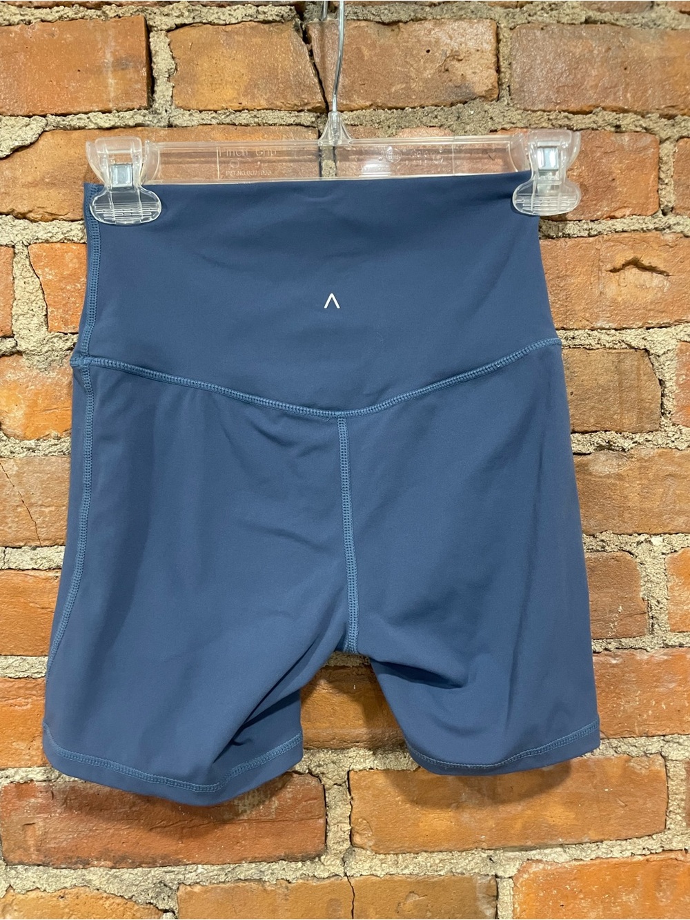 ACTA High-Waist Slate Blue Bike Shorts | Size S | EUC